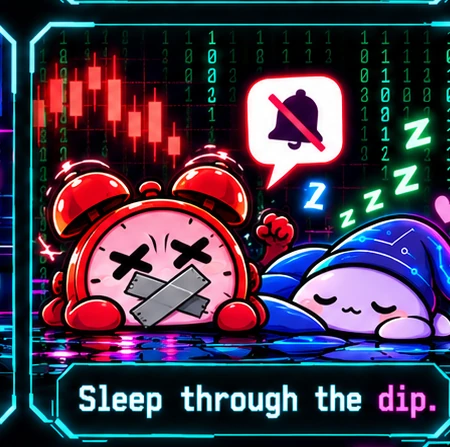 The Alarm is muted as Snooze sleeps through red charts